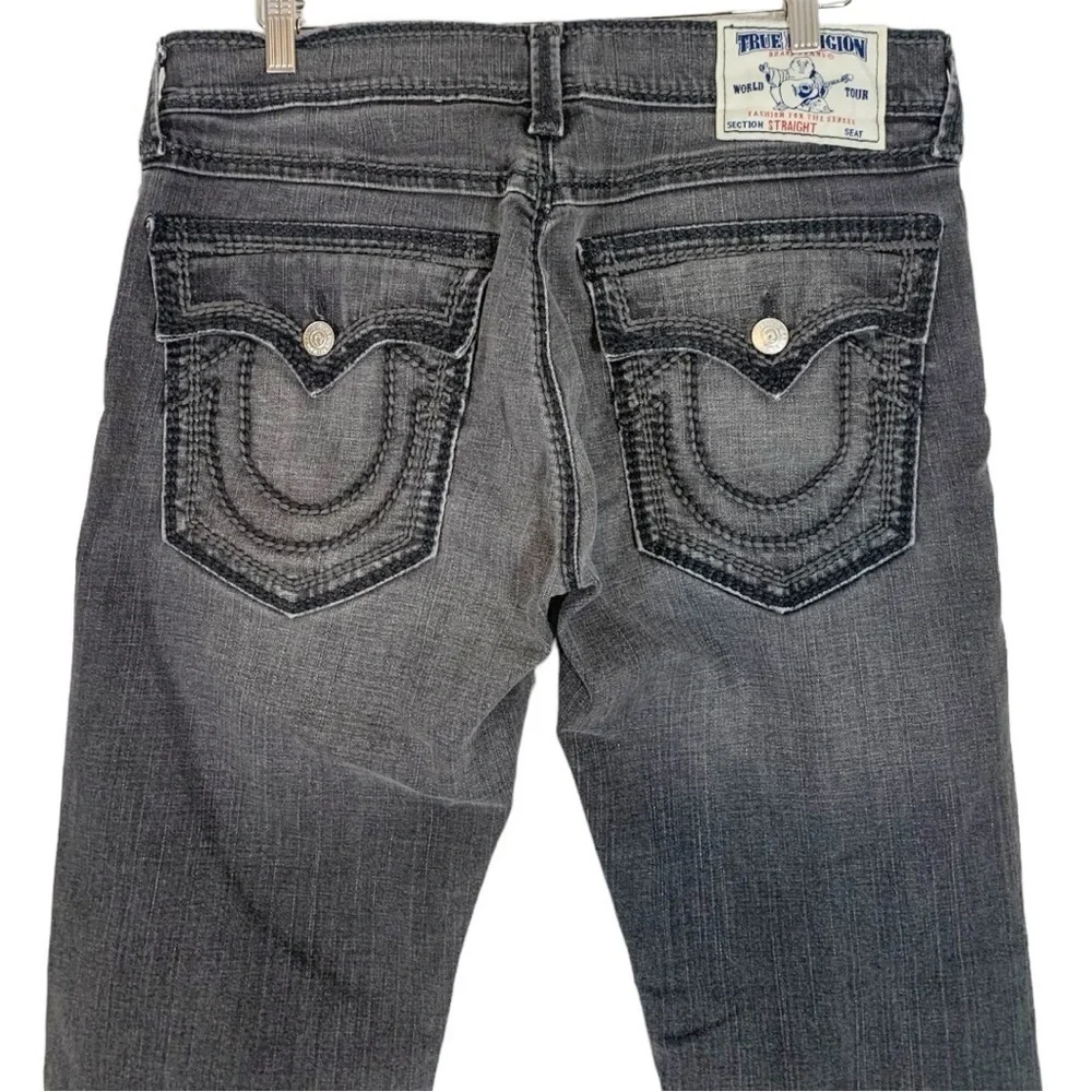 True Religion Straight Leg Mega T Jeans Size 36